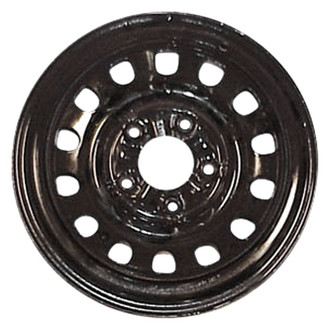Factory Steel® - 14-Slot Silver 15x7 Steel Factory Wheel