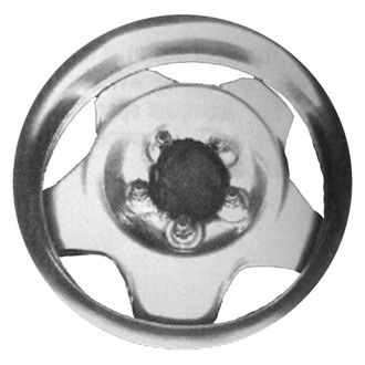 Factory Steel® - 5-Slot Silver 15x6 Steel Factory Wheel