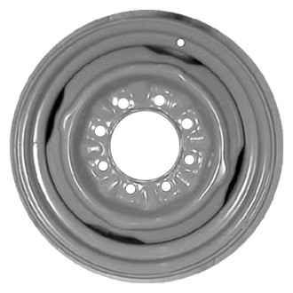 Factory Steel® - 4-Slot Silver 16x6 Steel Factory Wheel