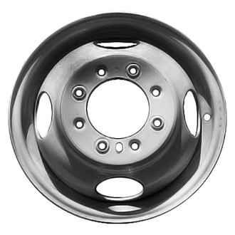 Factory Steel® - 4-Slot 16x6 Steel Factory Wheel
