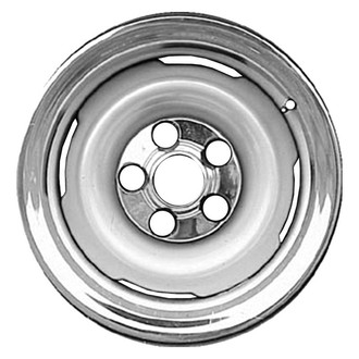 Factory Steel® - 4-Slot Silver 15x6 Steel Factory Wheel