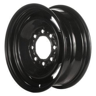 Factory Steel® - 4-Slot Black 16x6.5 Steel Factory Wheel