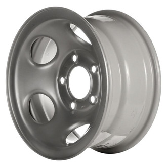 Factory Steel® - 5-Slot Silver 15x7 Steel Factory Wheel