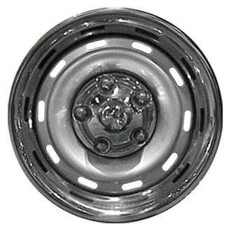 Factory Steel® - 10-Slot Silver 16x7 Steel Factory Wheel
