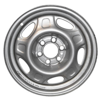 Factory Steel® - 5-Slot Silver 16x7 Steel Factory Wheel