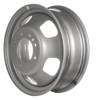 Factory Steel® - 5-Slot Silver 17x6 Steel Factory Wheel