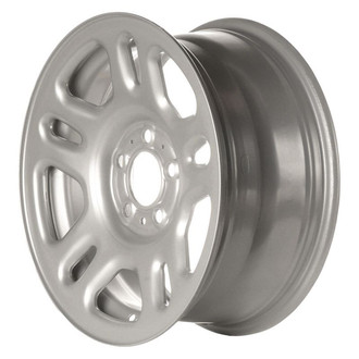 Factory Steel® - 10-Slot Silver 16x7 Steel Factory Wheel