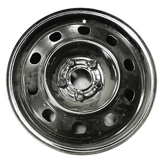 Factory Steel® - 10-Hole Black 17x6.5 Steel Factory Wheel
