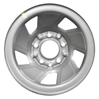 Factory Steel® - 5-Slot Silver 15x7.5 Steel Factory Wheel
