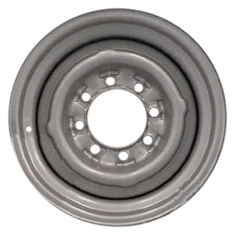 Factory Steel® - 4-Slot Light Gray 16x7 Steel Factory Wheel