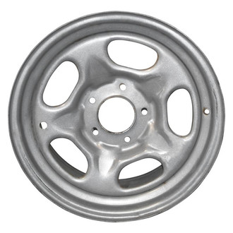 Factory Steel® - 5-Slot Silver 17x7.5 Steel Factory Wheel