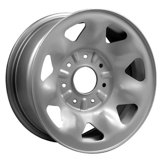 Factory Steel® - 7-Slot Silver 16x7 Steel Factory Wheel
