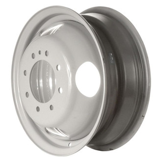 Factory Steel® - 4-Slot Silver 16x6 Steel Factory Wheel