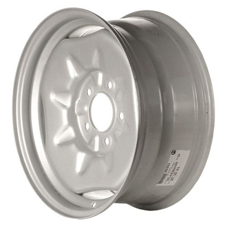 Factory Steel® - 4-Slot Silver 17x7.5 Steel Factory Wheel