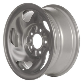 Factory Steel® - 5-Slot Silver 16x7 Steel Factory Wheel