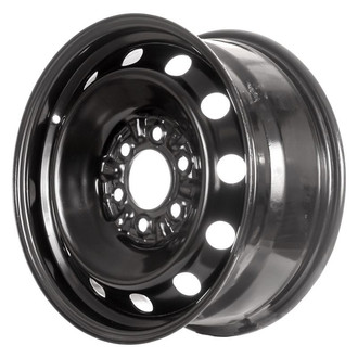 Factory Steel® - 12-Hole Black 17x7.5 Steel Factory Wheel