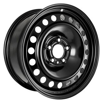 Factory Steel® - 20-Hole Black 17x7.5 Steel Factory Wheel