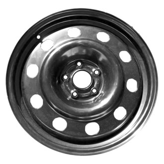 Factory Steel® - 10-Hole Black 17x7.5 Steel Factory Wheel