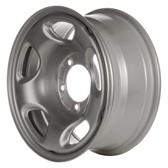 Factory Steel® - 5-Slot Silver 16x7 Steel Factory Wheel