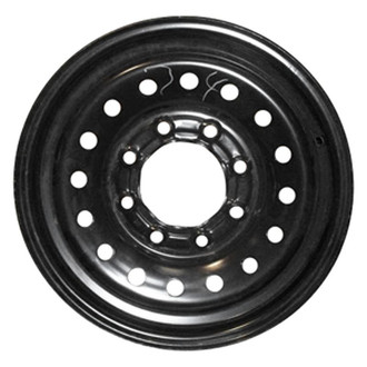 Factory Steel® - 16-Hole Silver 16x6.5 Steel Factory Wheel
