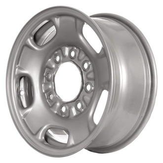 Factory Steel® - 5-Slot Silver 17x7.5 Steel Factory Wheel