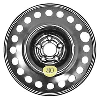 Factory Steel® - 20-Hole Black 16x4 Steel Factory Wheel