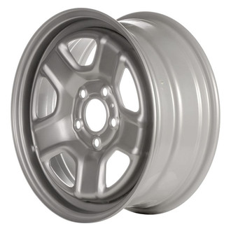 Factory Steel® - 5-Spoke Silver 15x7 Steel Factory Wheel