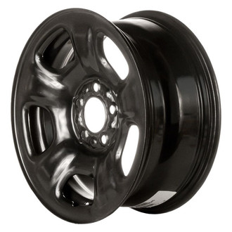 Factory Steel® - 5-Spoke Black 16x7 Steel Factory Wheel