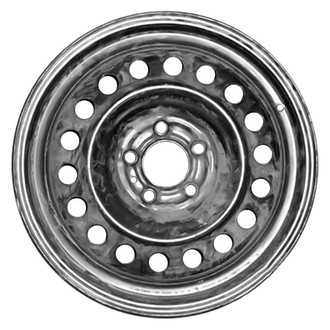 Factory Steel® - 18-Hole Black 17x4.5 Steel Factory Wheel
