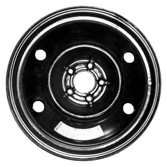 Factory Steel® - 4-Hole Black 17x4.5 Steel Factory Wheel