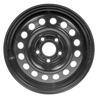 Factory Steel® - 16-Hole Black 17x4 Steel Factory Wheel