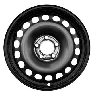 Factory Steel® - 18-Hole Black 17x7 Steel Factory Wheel