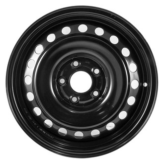 Factory Steel® - 20-Hole Black 16x6.5 Steel Factory Wheel