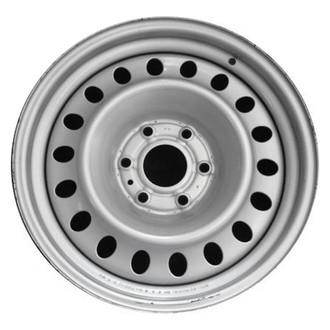 Factory Steel® - 18-Slot Silver 18x8 Steel Factory Wheel