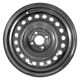 Factory Steel® - 20-Hole Black 16x6 Steel Factory Wheel