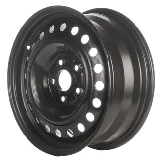 Factory Steel® - 20-Hole Black 16x6.5 Steel Factory Wheel
