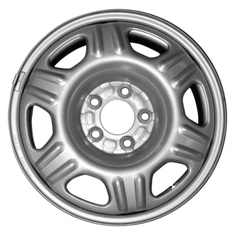 Factory Steel® - 6 I-Spoke Black 16x6.5 Steel Factory Wheel