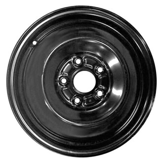 Factory Steel® - Black 17x4 Steel Factory Wheel