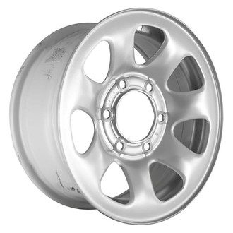 Factory Steel® - 7-Slot Silver 15x6.5 Steel Factory Wheel