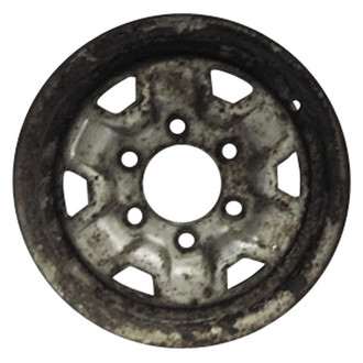 Factory Steel® - 6 I-Spoke Silver 14x5.5 Steel Factory Wheel