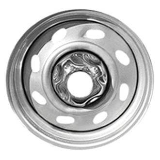 Factory Steel® - 8-Slot Silver 15x6 Steel Factory Wheel