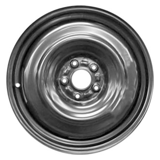 Factory Steel® - 4-Slot Black 18x4 Steel Factory Wheel