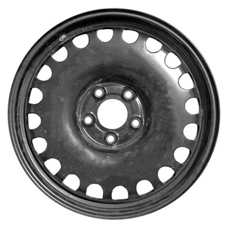 Factory Steel® - 20-Hole Black 17x4 Steel Factory Wheel