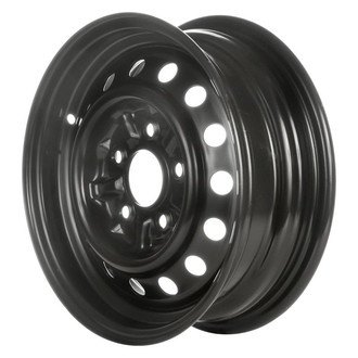 Factory Steel® - 15-Hole Black 14x5 Steel Factory Wheel