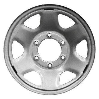 Factory Steel® - 6 I-Spoke Silver 15x6 Steel Factory Wheel