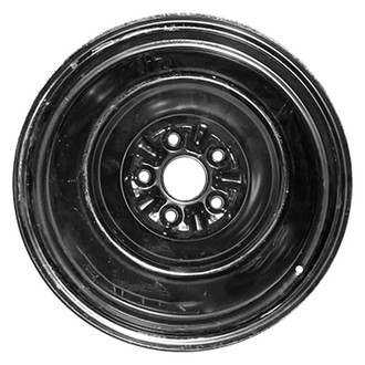 Factory Steel® - Black 17x4 Steel Factory Wheel