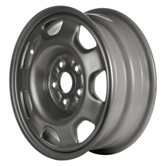 Factory Steel® - 7-Hole Silver 16x6 Steel Factory Wheel