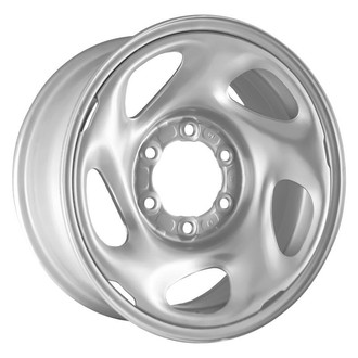 Factory Steel® - 5-Slot Silver 16x7 Steel Factory Wheel