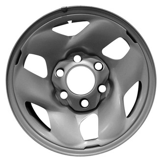 Factory Steel® - 6-Slot Silver 16x7 Steel Factory Wheel