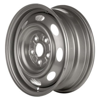 Factory Steel® - 8-Hole Silver 15x6 Steel Factory Wheel